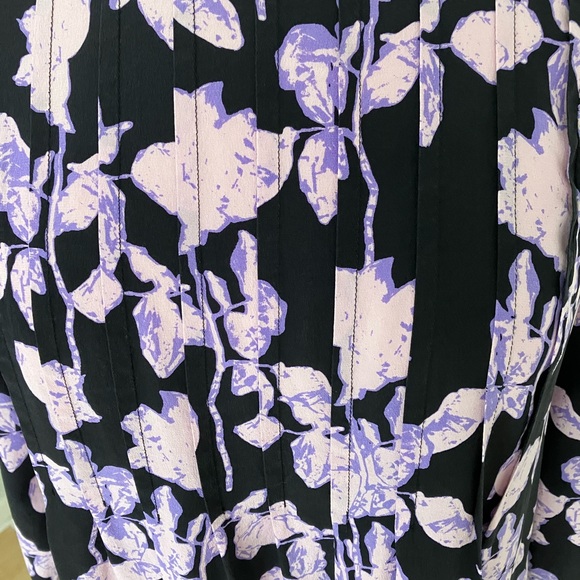 Diane von Furstenburg Joyce Silk Shift Floral Dress Size Small - Picture 6 of 8